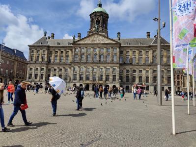 Arrival in Amsterdam